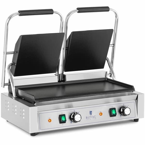 Glatt dobbel elektrisk kontaktgrill 48 x 23 cm 3600 W