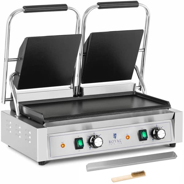 Glatt dobbel elektrisk kontaktgrill 48 x 23 cm 3600 W
