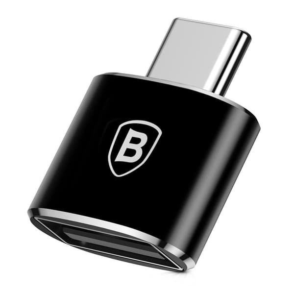 USB till USB-C OTG-adapter - svart