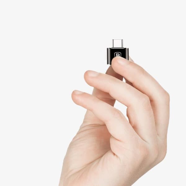 USB till USB-C OTG-adapter - svart