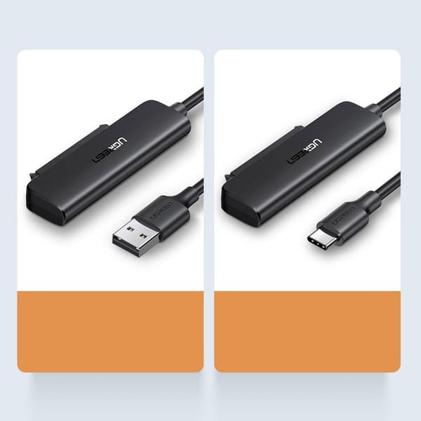 HDD SSD 2.5'' SATA III 3.0 til USB-adapter - sort