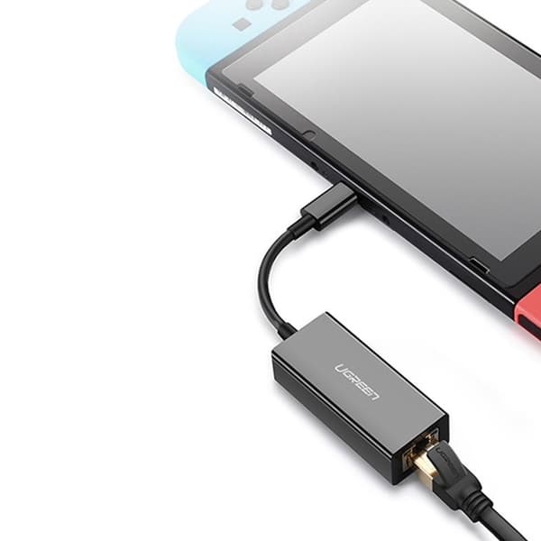 Ulkoinen RJ45 LAN-sovitin - USB-C 1 Gigabit Ethernet - harmaa