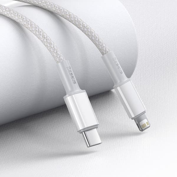 Kabel til iPhone USB-C - Lynhurtig opladning 20W 2m - hvid