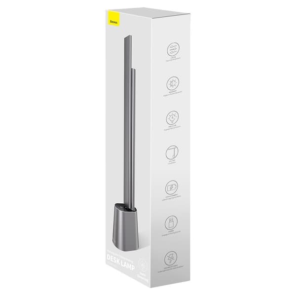 Smart Eye trådløs LED bord nattlampe 2200mAh - grå