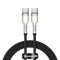 Pikkukuva 1 / 8: USB-C - USB-C-kaapeli Cafule Metal Data Power Delivery 100W 1m - musta