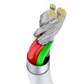 Miniatyrbilde 5 av 6: Superior USB - USB-C kabel 66W 6A 1m - hvit