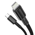 Miniatyrbillede 3 af 8: Kabel til iPhone USB-C - Lynhurtig opladning 20W 2m - sort