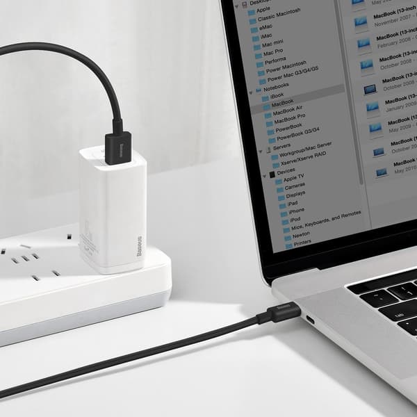 Superior kabel til Huawei USB - USB-C 11V / 6A SuperCharge 1m - sort