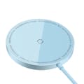 Miniatyrbillede 7 af 7: Enkel Mini3 MagSafe Qi 15W magnetisk induktiv oplader - blå