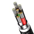 Miniatyrbillede 6 af 7: Glimmer USB-A - USB-C hurtigopladningskabel 2m - sort