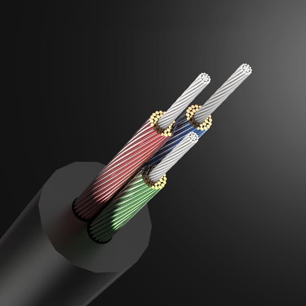 AUX lydkabel ministik 3,5 mm 1m - sort