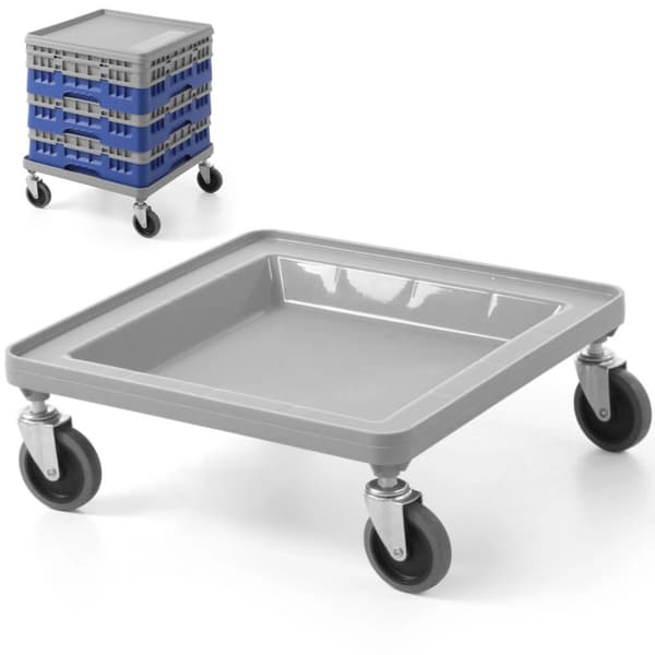 CAMBRO Camrack oppvaskmaskin kurv vogn 50x50cm - grå