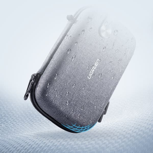 Veskeboks for harddisk HDD SSD-telefon og telefontilbehør grå