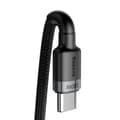 Miniatyrbillede 2 af 5: Cafule nylonkabel USB-C Strømforsyning 2,0 100W 20V 5A 2m grå