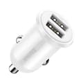 Miniatyrbillede 1 af 7: Grain Pro 2x USB 4.8A biloplader til cigarettænderudtag, hvid