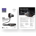 Miniatyrbillede 4 af 7: Hurtig billader 5x USB 6.2A med forlænger sort
