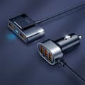 Miniatyrbillede 6 af 7: Hurtig billader 5x USB 6.2A med forlænger sort