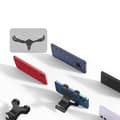 Miniatyrbillede 2 af 6: Universal holderstativ, stativ til telefon, tablet, stativ med fleksibel arm, hvid