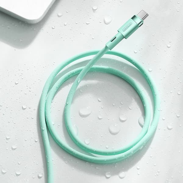 Kabel USB - USB-C 2,4A 1,2 m hvit