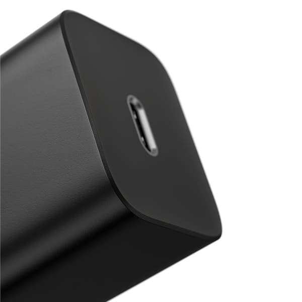 Super Si 1C snabb USB-C laddare 30W Power Delivery Quick Charge svart