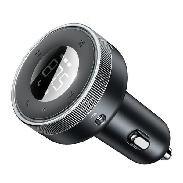 FM-lähetin, MP3-soitin, LED-autolaturi 2x USB Bluetooth, musta