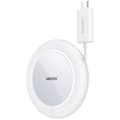 Miniatyrbilde 1 av 6: Qi 15W trådløs lader med silikonetui, kompatibel med MagSafe, hvit