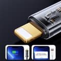 Miniatyrbillede 2 af 6: Flettet kabel til iPhone USB-C - Lightning PD 20W 2m blå