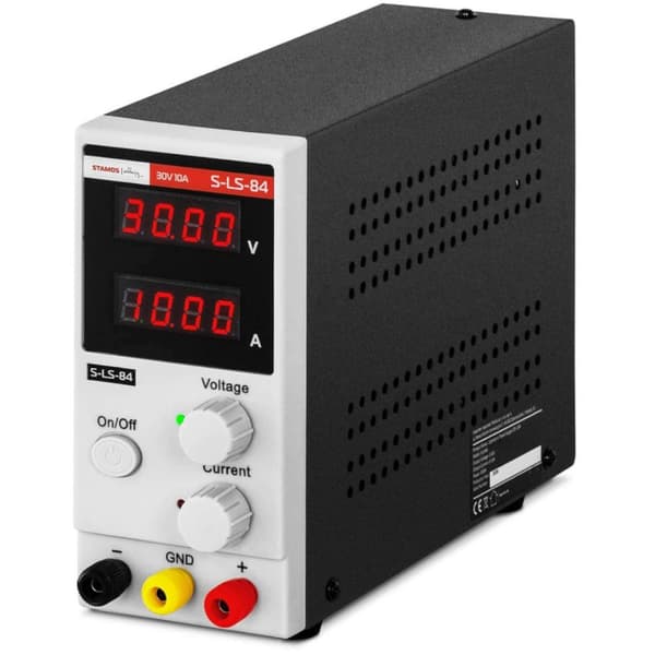 Laboratorieservice strömförsörjning 0-30 V 0-10 A 300 W