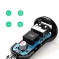 Miniatyrbilde 5 av 6: Billader 2x USB 24W 4,8A sort