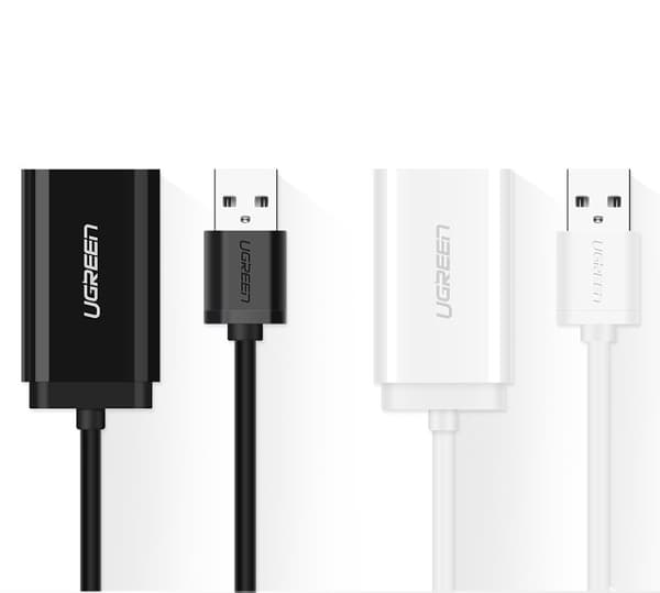 Ekstern musik lydkort adapter USB - 3,5 mm mini jack kabel 15 cm sort