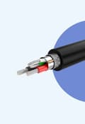 Miniatyrbild 7 av 7: USB - micro USB kabel 2A 2m svart