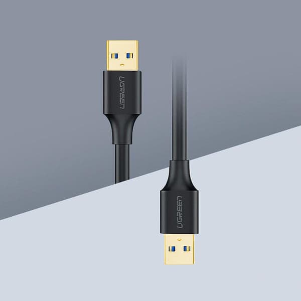 USB 3.0-kabel, 2m, grå