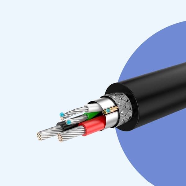 Kabel USB - mikro USB 2,4A 480Mbps 1,5m svart