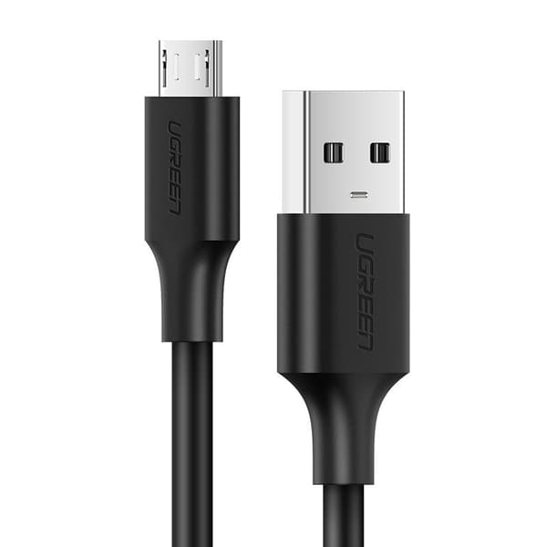Kabel USB - mikro USB 2,4A 480Mbps 1,5m svart