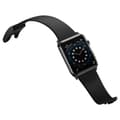 Miniatyrbillede 1 af 6: Rembåndsarmbånd til Apple Watch 3/4/5/6/SE 38-40 mm Slip-Thru Sort