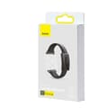 Miniatyrbillede 3 af 6: Rembåndsarmbånd til Apple Watch 3/4/5/6/SE 38-40 mm Slip-Thru Sort
