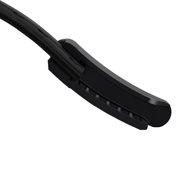 Rembåndsarmbånd til Apple Watch 3/4/5/6/SE 38-40 mm Slip-Thru Sort