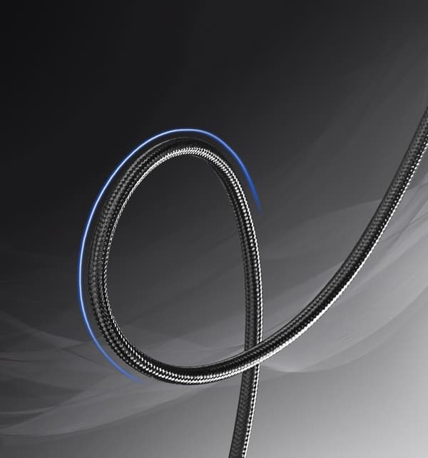 HDMI til USB-C adapterkabel 4K 60Hz 1,5m svart-grå