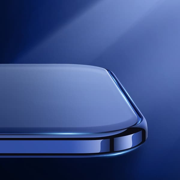 NBS ultratynt gjennomsiktig deksel med metallramme for iPhone Pro Max 12 svart