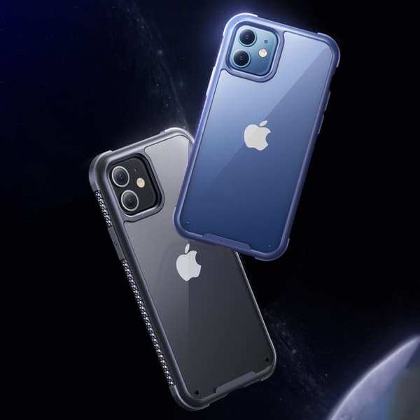 Pansret slitesterkt deksel til iPhone 12 Pro Max Fregate Series svart