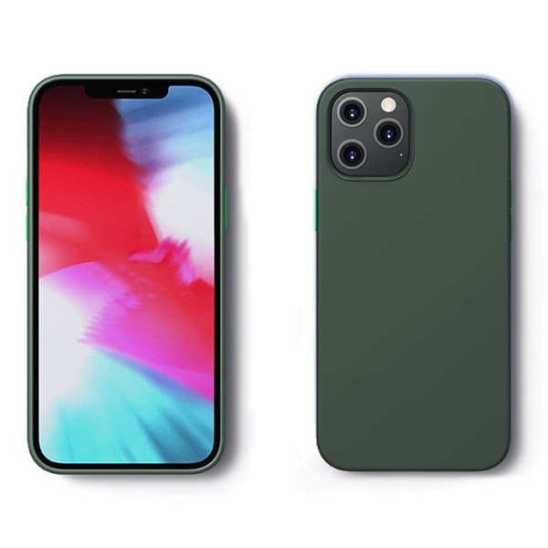 Beskyttelsesdeksel til iPhone 12 Pro Max Color Series grønn