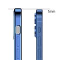 Miniatyrbilde 4 av 9: Ultratynt gjennomsiktig deksel med metallramme for iPhone 12 Pro Max svart