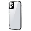 Miniatyrbilde 1 av 9: Ultratynt gjennomsiktig deksel med metallramme for iPhone 12 Pro Max svart