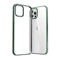 Miniatyrbilde 1 av 5: NBS ultratynt gjennomsiktig deksel med metallramme for iPhone 12 Pro Max grønn