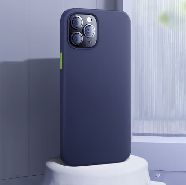 Beskyttelsesdeksel til iPhone 12 Pro Max Color Series blå