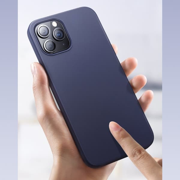 Beskyttelsesdeksel til iPhone 12 Pro Max Color Series blå