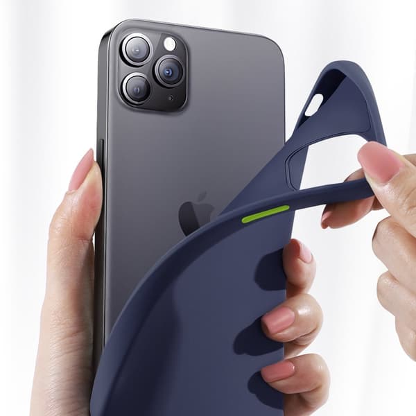 Beskyttelsesdeksel til iPhone 12 Pro Max Color Series blå