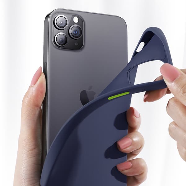 Beskyttelsesdeksel til iPhone 12 Pro Max Color Series svart