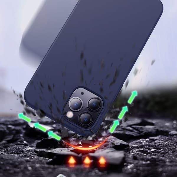 Beskyttelsesdeksel til iPhone 12 Pro Max Color Series svart