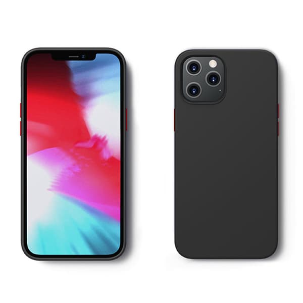 Beskyttelsesdeksel til iPhone 12 Pro Max Color Series svart